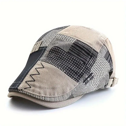 Kolton - gorra informal y elegante con diseño patchwork
