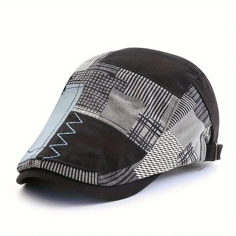 Kolton - gorra informal y elegante con diseño patchwork