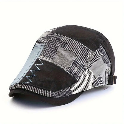 Kolton - gorra informal y elegante con diseño patchwork