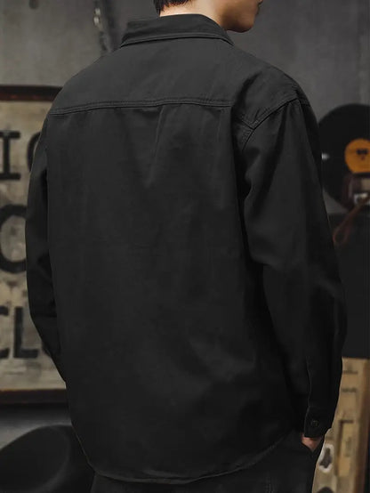 Crispian - Chaqueta tipo camisa casual elegante