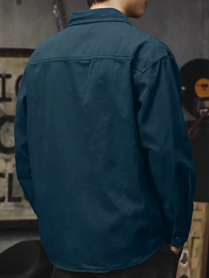 Crispian - Chaqueta tipo camisa casual elegante