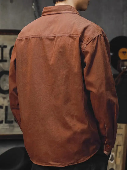 Crispian - Chaqueta tipo camisa casual elegante