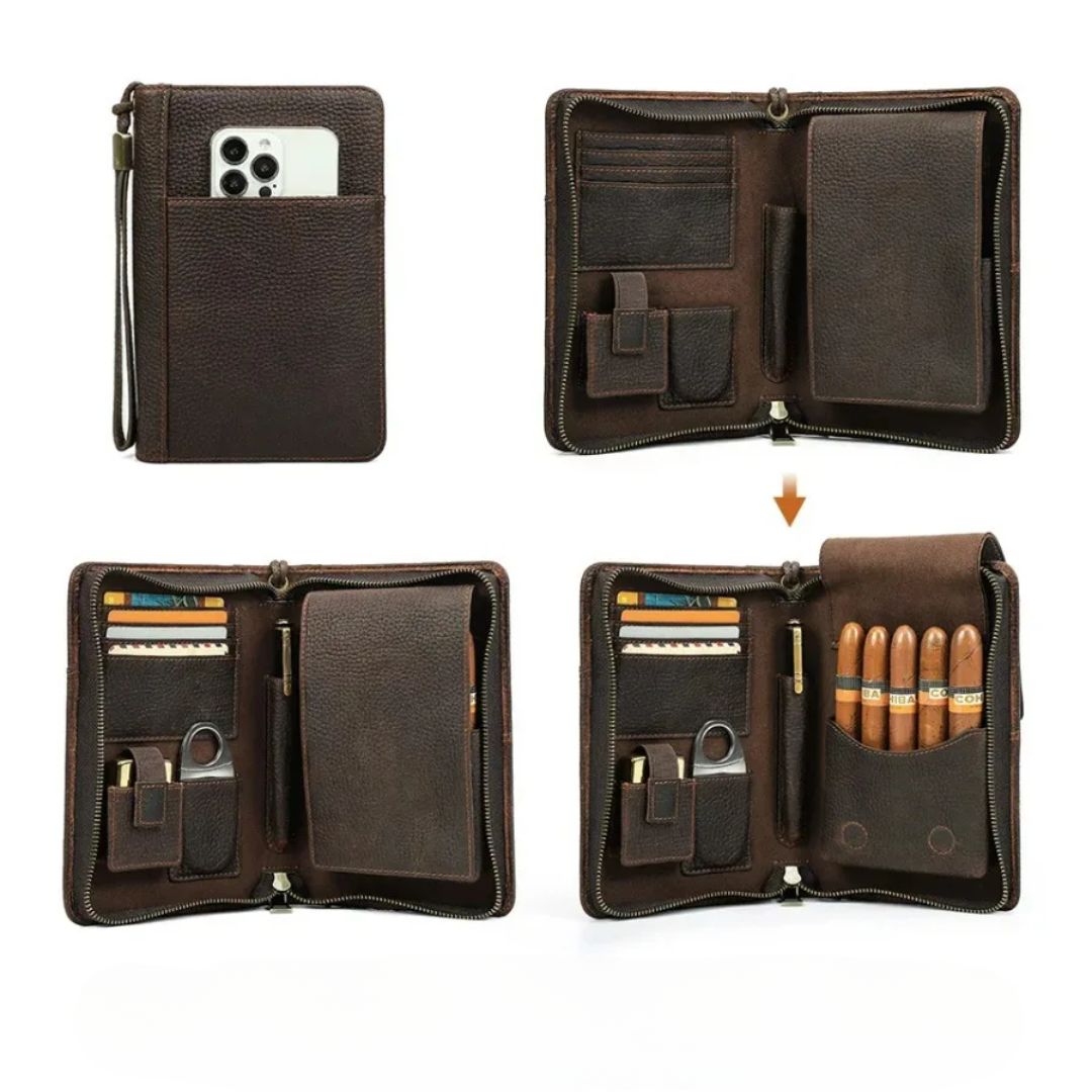 Wesley - Estuche para cigarros con estilo