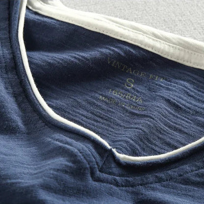 Aeson - Camiseta con cuello en V casual elegante